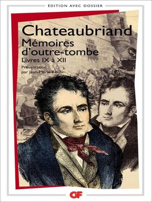 cover image of Mémoires d'outre-tombe. Livres IX à XII